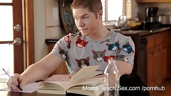Moms Teach Sex to daughter - Mom turns study time into fuck time with her daughter friend