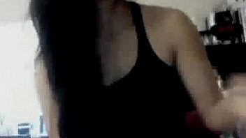 Shy girl flashes small tits on omegle