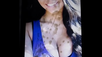 HUGE big load cum tribute for sexy hot cute teen latina Bella beautiful face and great tits